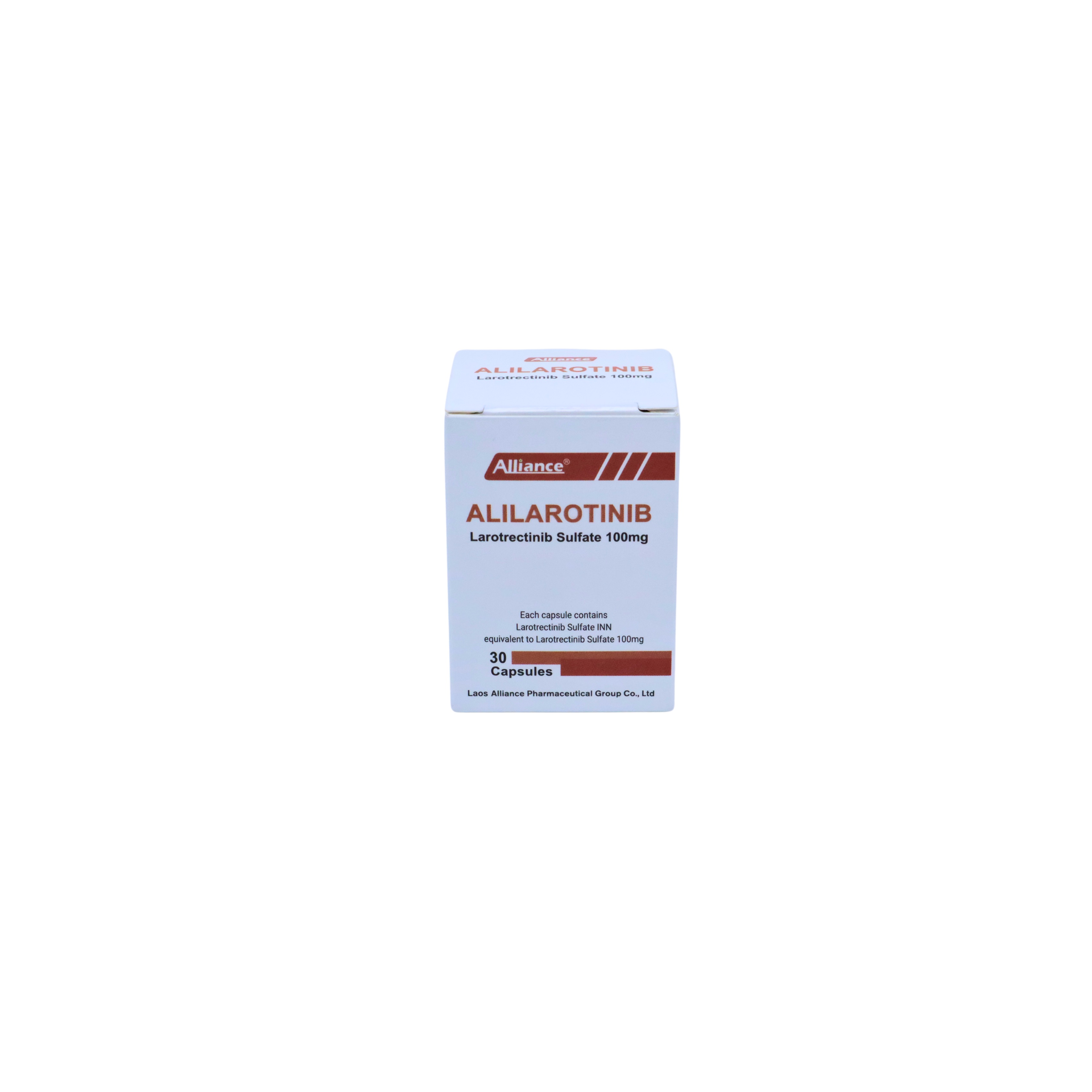 硫酸拉罗替尼胶囊Larotrectinib sulfate 100mg