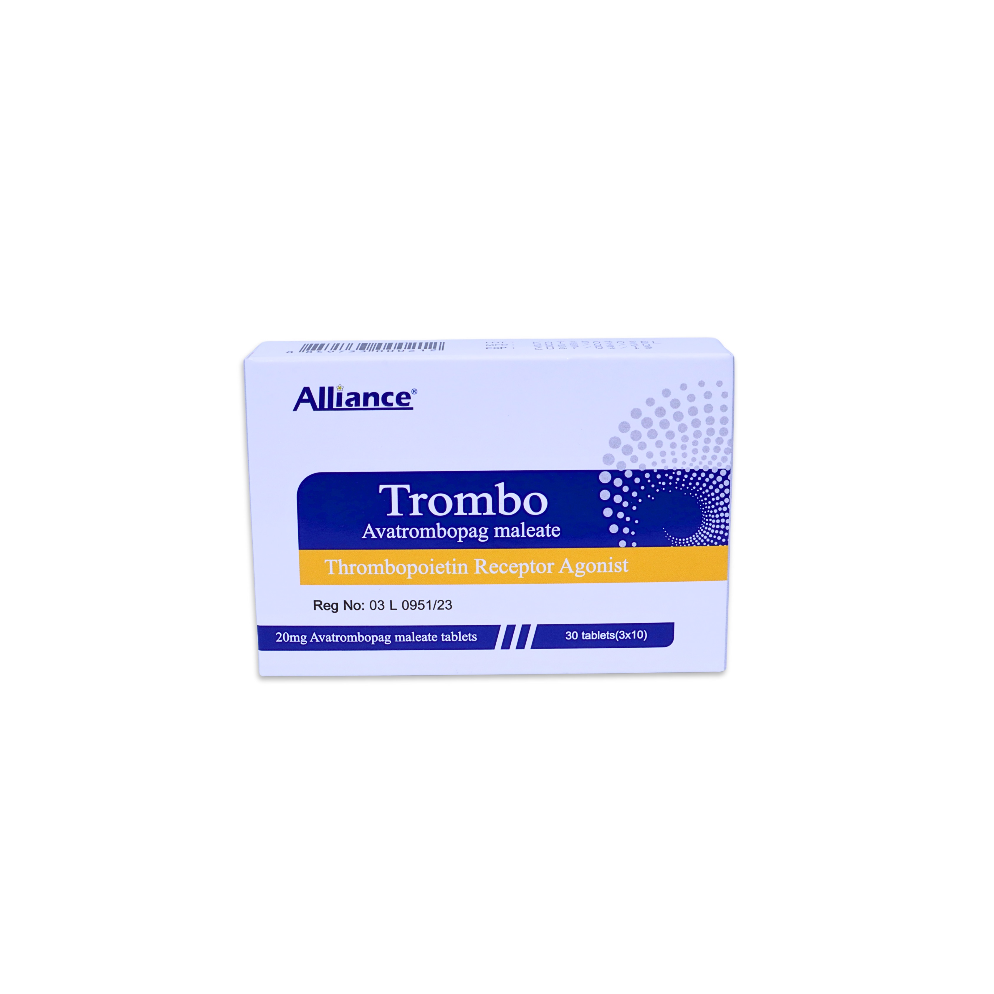 马来酸阿伐曲泊帕片avatrombopag maleate 20mg