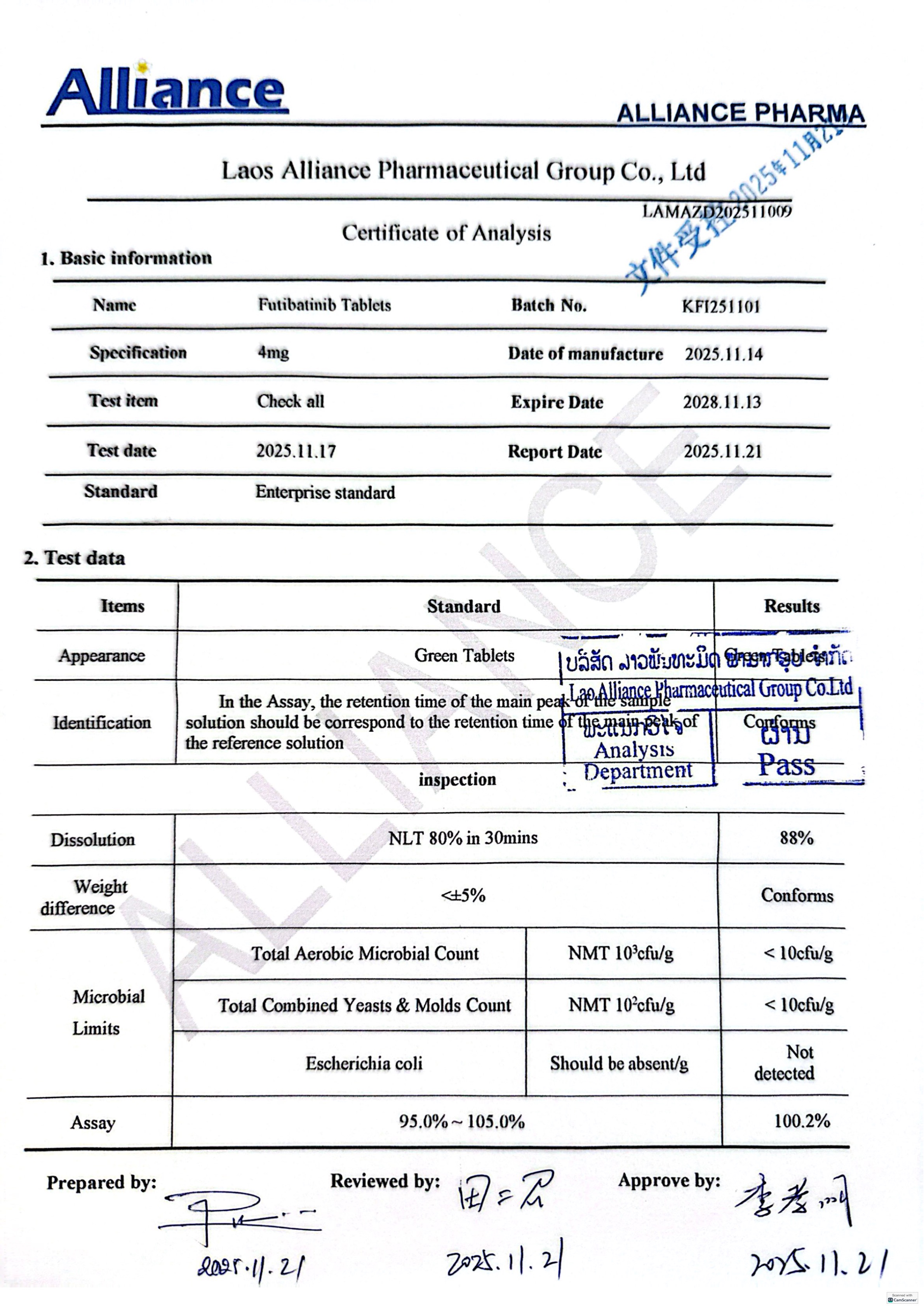福巴替尼futibatinib