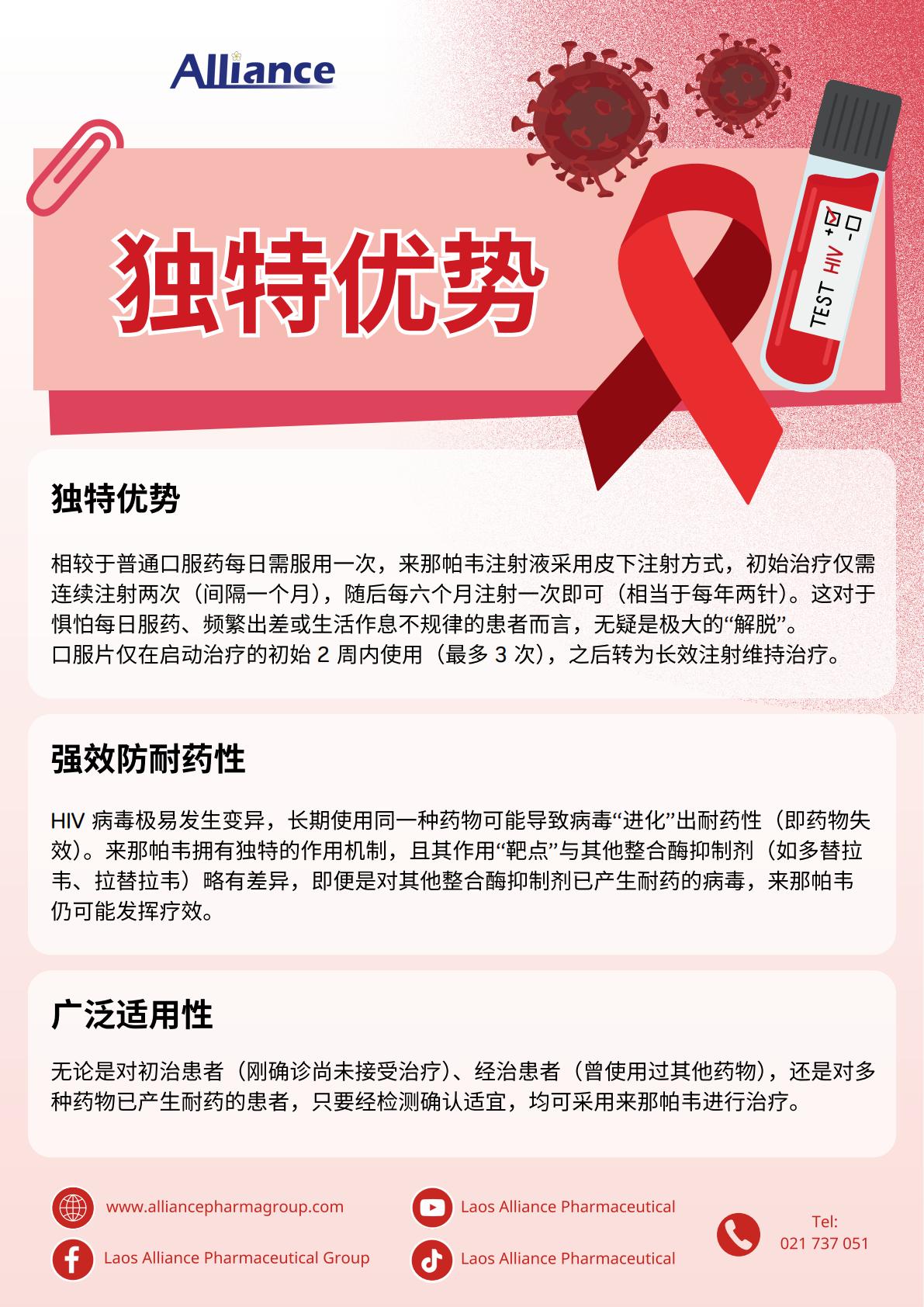 来那帕韦LENACAPAVIR(预售)